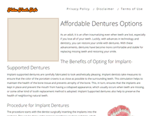 Tablet Screenshot of falseteeth.info